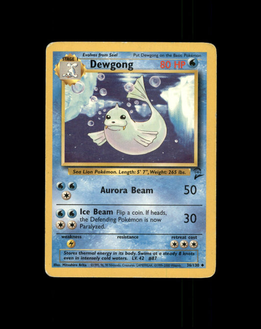 *SE BILDE FOR TILSTAND* Dewgong #36 Pokemon Base Set 2 Pokesingles