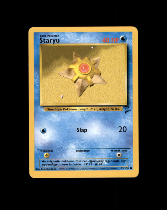*SE BILDE FOR TILSTAND* Staryu #95 Pokemon Base Set 2 Pokesingles