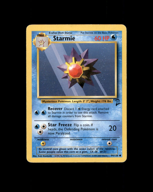*SE BILDE FOR TILSTAND* Starmie #94 Pokemon Base Set 2 Pokesingles