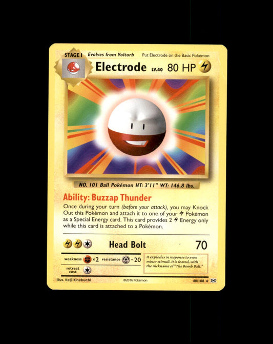 *SE BILDE FOR TILSTAND* Electrode #40 Pokemon Evolutions Pokesingles