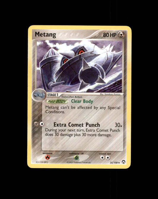 *SE BILDE FOR TILSTAND* Metang #35 Pokemon Power Keepers Pokesingles