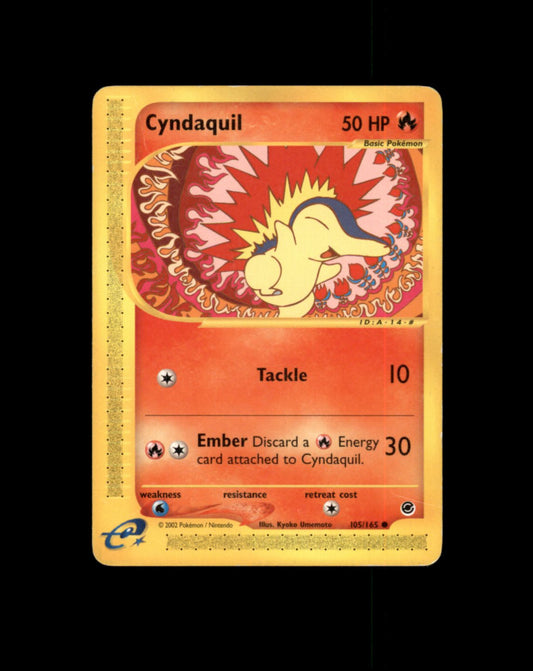 *SE BILDE FOR TILSTAND* Cyndaquil #105 Pokemon Expedition Pokesingles