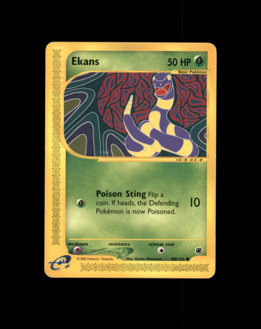 *SE BILDE FOR TILSTAND* Ekans #108 Pokemon Expedition Pokesingles
