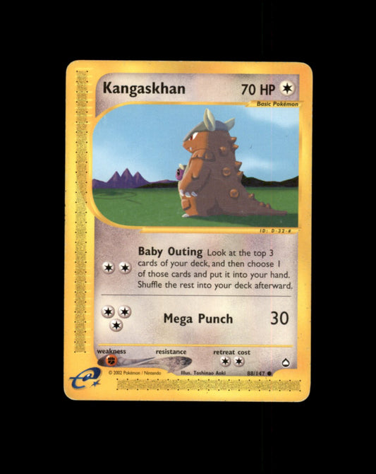 *SE BILDE FOR TILSTAND* Kangaskhan #88 Pokemon Aquapolis Pokesingles