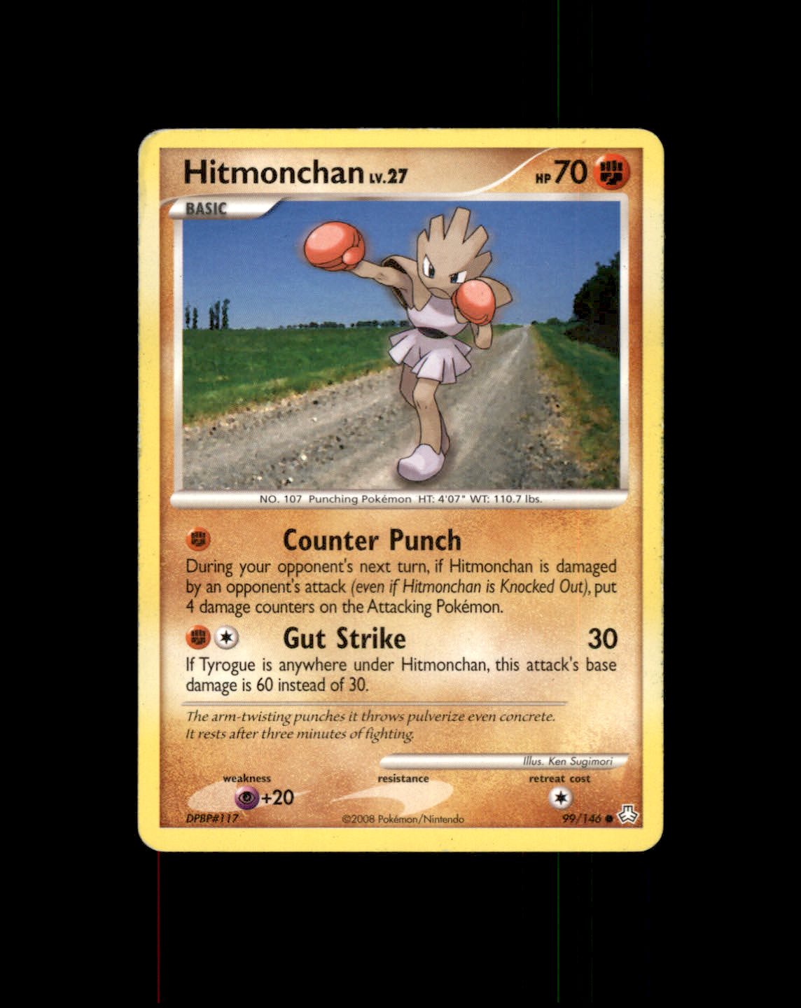 *SE BILDE FOR TILSTAND* Hitmonchan #99 Pokemon Legends Awakened Pokesingles