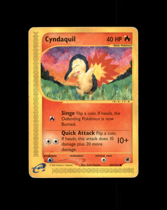 *SE BILDE FOR TILSTAND* Cyndaquil #104 Pokemon Expedition Pokesingles