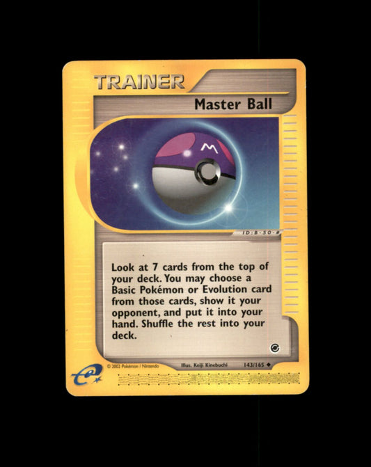 *SE BILDE FOR TILSTAND* Master Ball #143 Pokemon Expedition Pokesingles