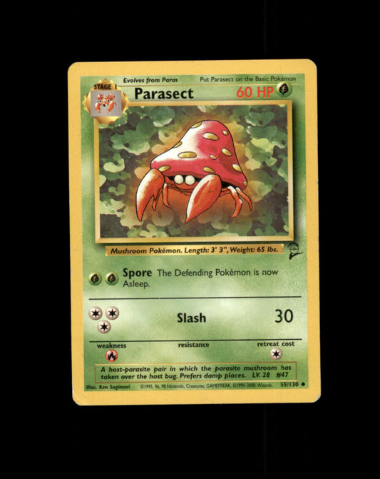 *SE BILDE FOR TILSTAND* Parasect #55 Pokemon Base Set 2 Pokesingles