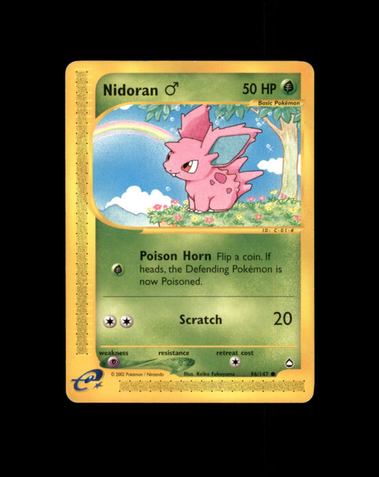 *SE BILDE FOR TILSTAND* Nidoran #96 Pokemon Aquapolis Pokesingles