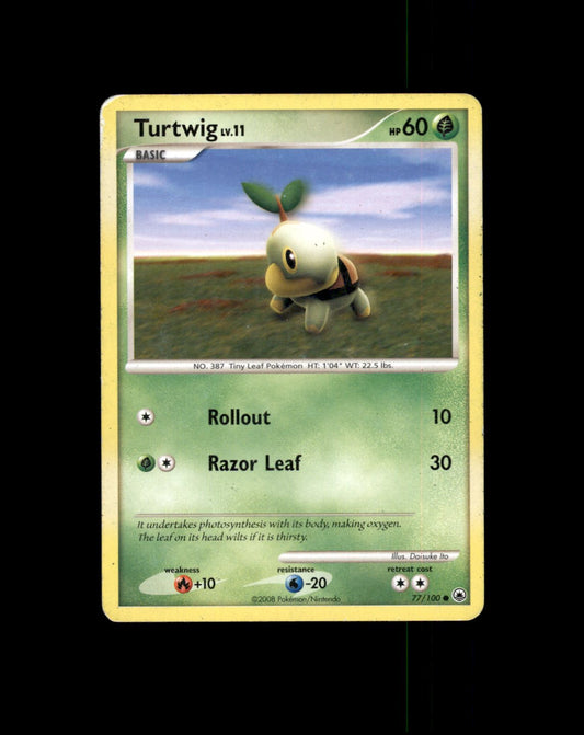 *SE BILDE FOR TILSTAND* Turtwig #77 Pokemon Majestic Dawn Pokesingles