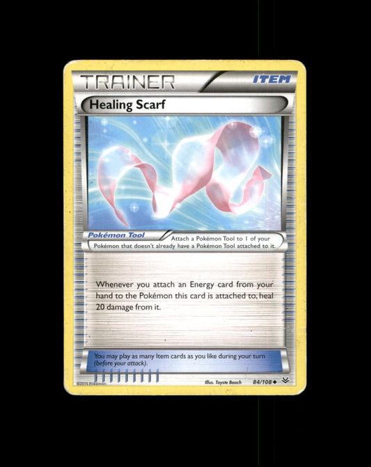*SE BILDE FOR TILSTAND* Healing Scarf #84 Pokemon Roaring Skies Pokesingles