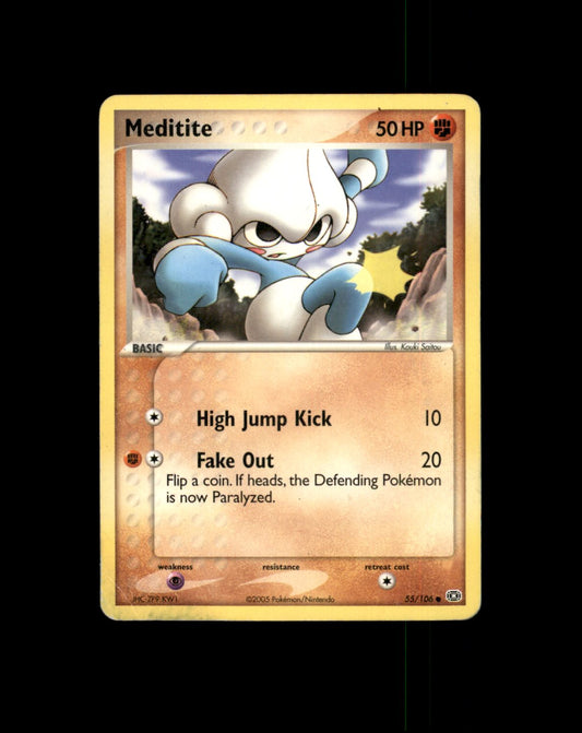*SE BILDE FOR TILSTAND* Meditite #55 Pokemon Emerald Pokesingles