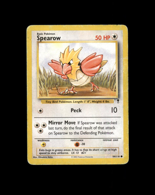 *SE BILDE FOR TILSTAND* Spearow #94 Pokemon Legendary Collection Pokesingles