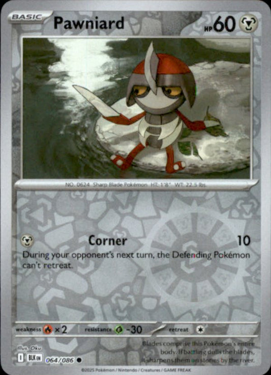 Pawniard Reverse Holo 064 - Black Bolt Pokesingles