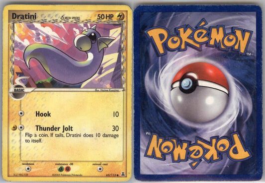 *SE BILDE FOR TILSTAND* Dratini #65 Pokemon Delta Species Pokesingles