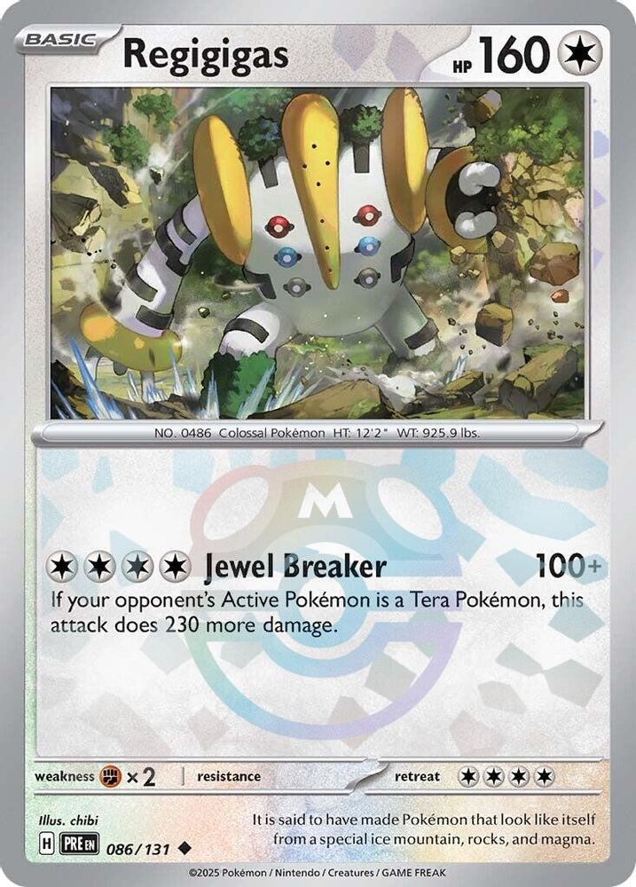 Regigigas (Master Ball Pattern) 86 - Prismatic Evolutions