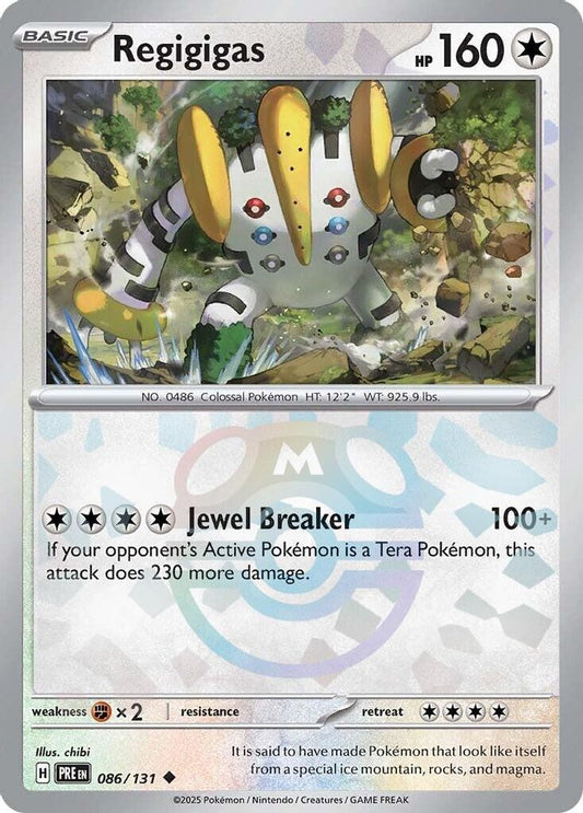 Regigigas (Master Ball Pattern) 86 - Prismatic Evolutions