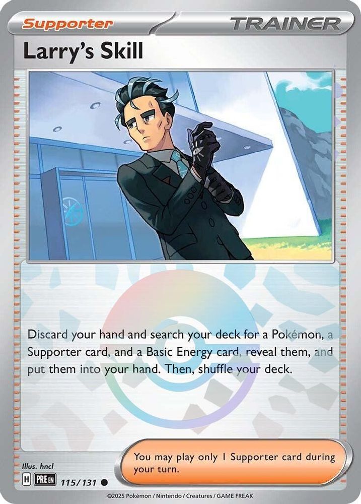 Larry's Skill (Poke Ball Pattern) 115 - Prismatic Evolutions