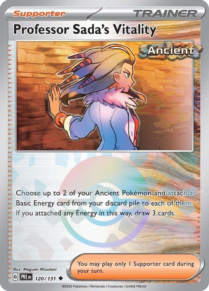 Professor Sada's Vitality (Poke Ball Pattern) 120 - Prismatic Evolutions