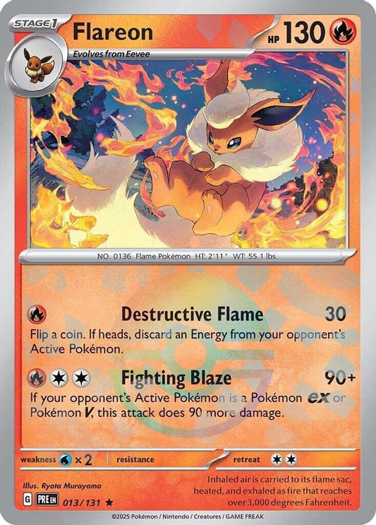 Flareon (Poke Ball Pattern) 13 - Prismatic Evolutions