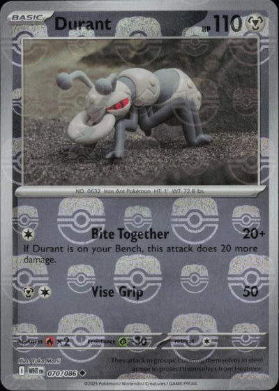 Durant (Master Ball Pattern) 70- White Flare
