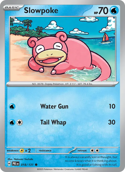 Slowpoke 18 Prismatic Evolutions Pokesingles