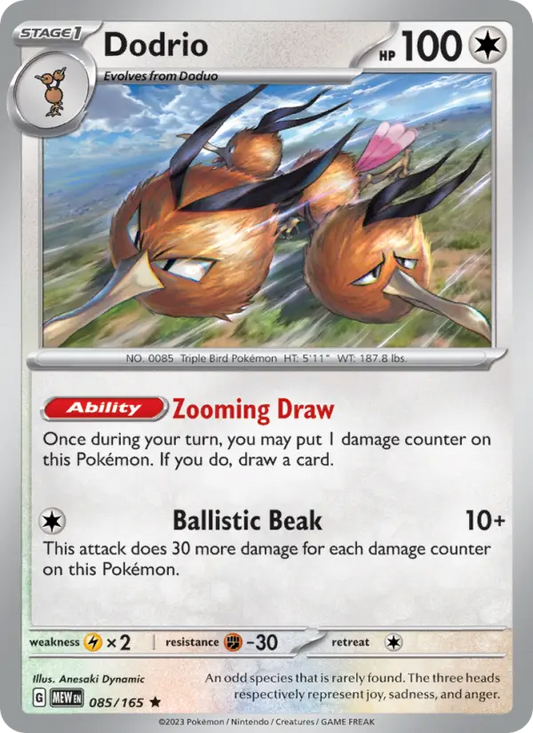 Dodrio 85 151 Pokesingles