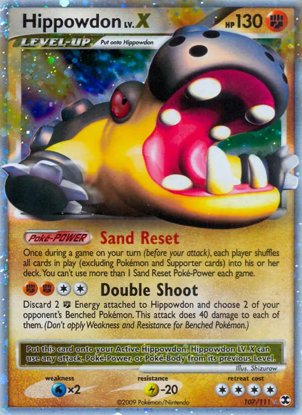Hippowdon 107 Rising Rivals Pokesingles
