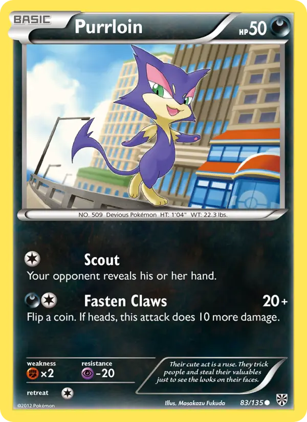Purrloin 83 Plasma Storm Pokesingles