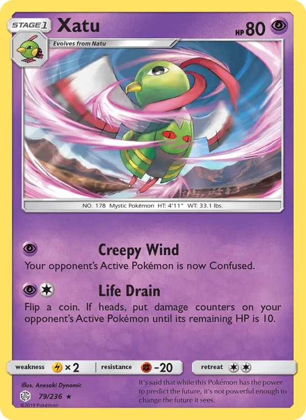 Xatu 79 Cosmic Eclipse Pokesingles