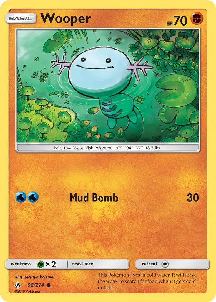 Wooper 96 Unbroken Bonds Pokesingles