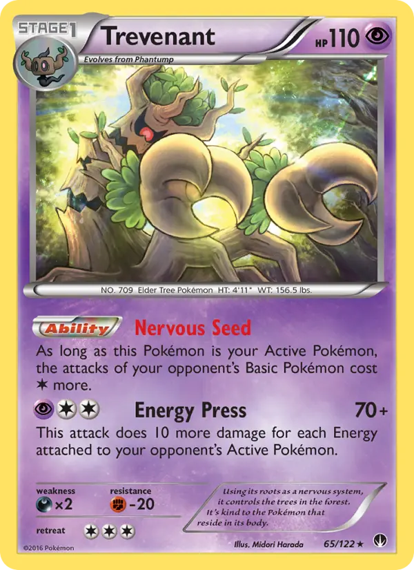 Trevenant 65 BREAKpoint Pokesingles