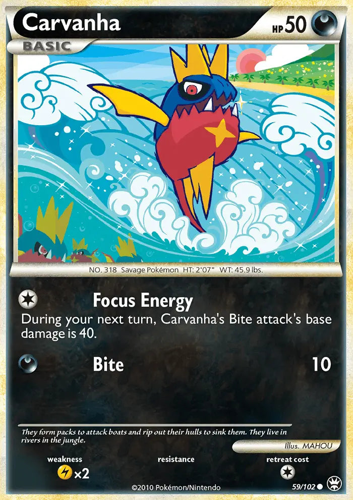 Carvanha 59 Triumphant Pokesingles