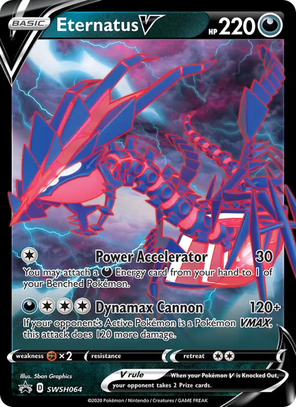 Eternatus V SWSH064 SWSH Black Star Promos Pokesingles