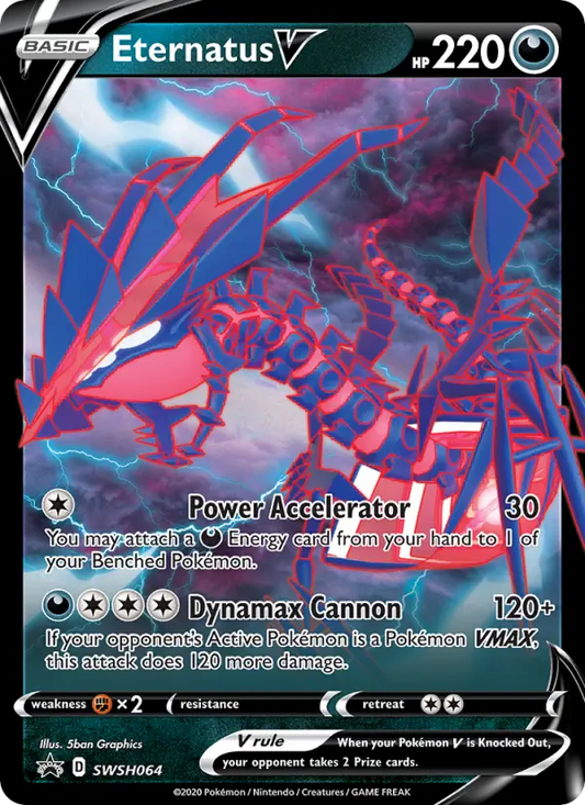 Eternatus V SWSH064 SWSH Black Star Promos Pokesingles
