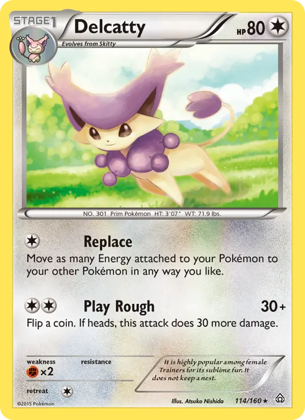 Delcatty 114 Primal Clash Pokesingles