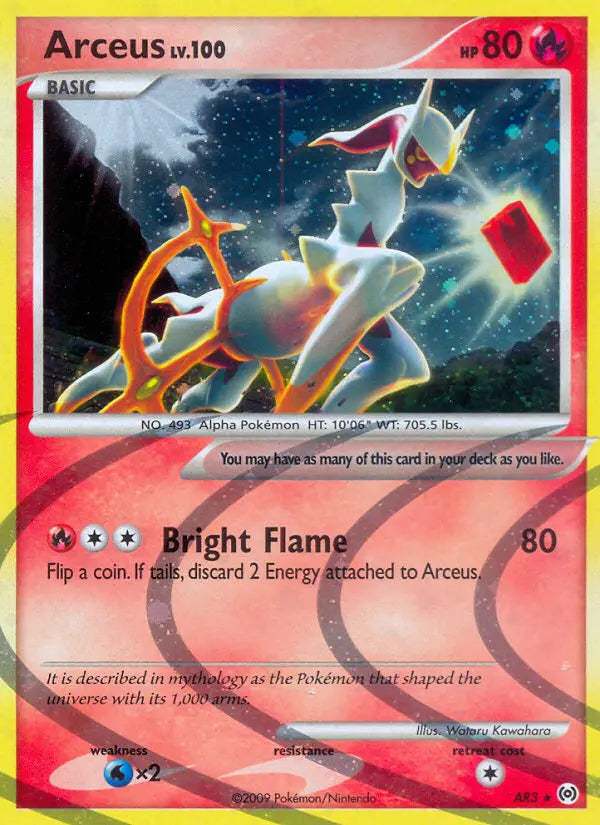 Arceus AR3 Arceus Pokesingles