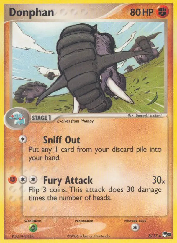 Donphan 8 POP Series 3 Pokesingles