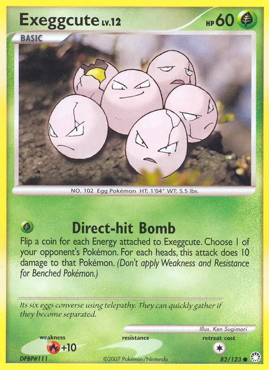 Exeggcute 82 Mysterious Treasures Pokesingles