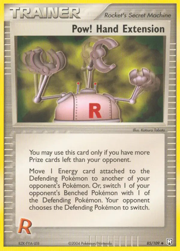 Pow! Hand Extension 85 Team Rocket Returns Pokesingles