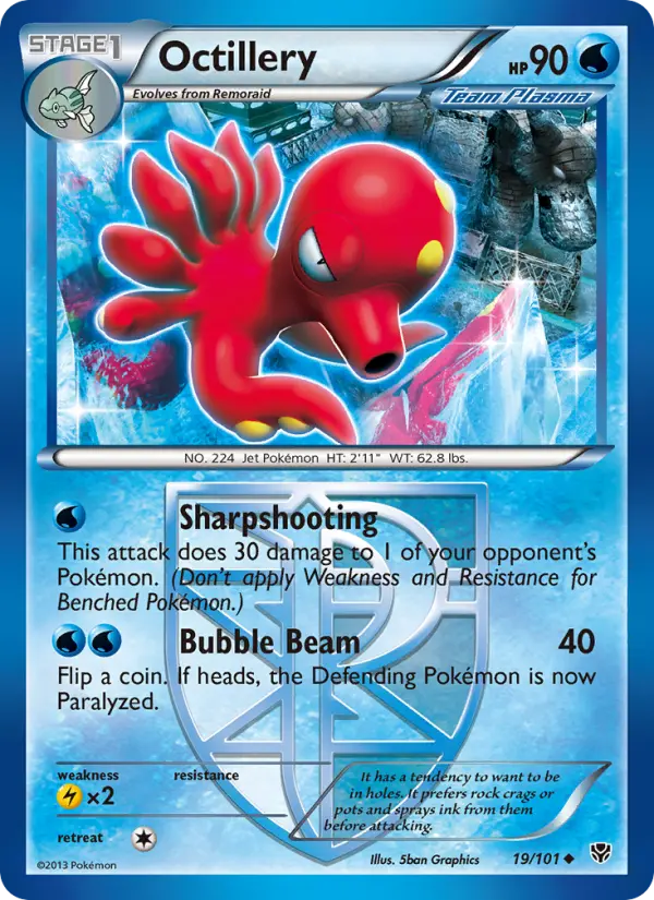 Octillery 19 Plasma Blast Pokesingles