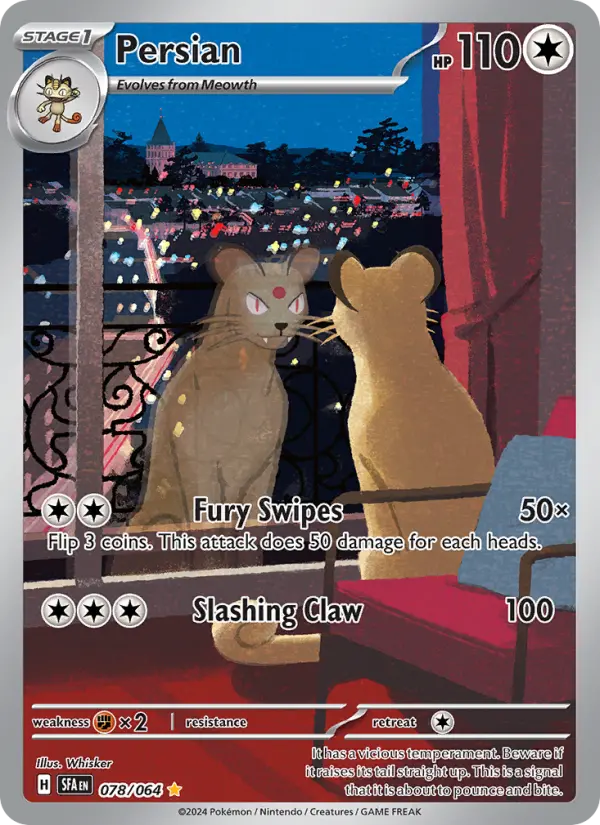 Persian 78 Shrouded Fable Pokesingles