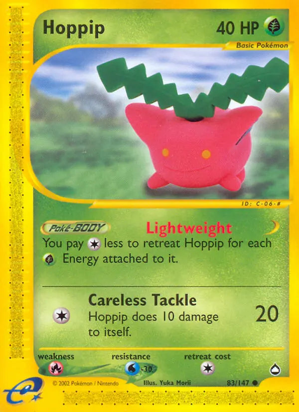 Hoppip 83 Aquapolis Pokesingles