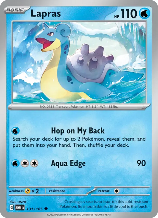 Lapras 131 151 Pokesingles