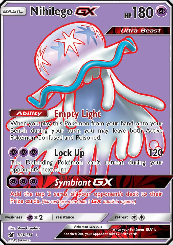 Nihilego GX 103 Crimson Invasion Pokesingles