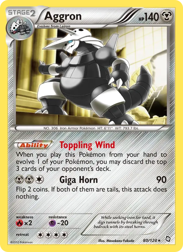 Aggron 80 Dragons Exalted Pokesingles
