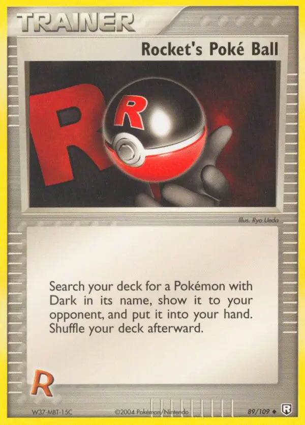Rocket's Poké Ball 89 Team Rocket Returns Pokesingles