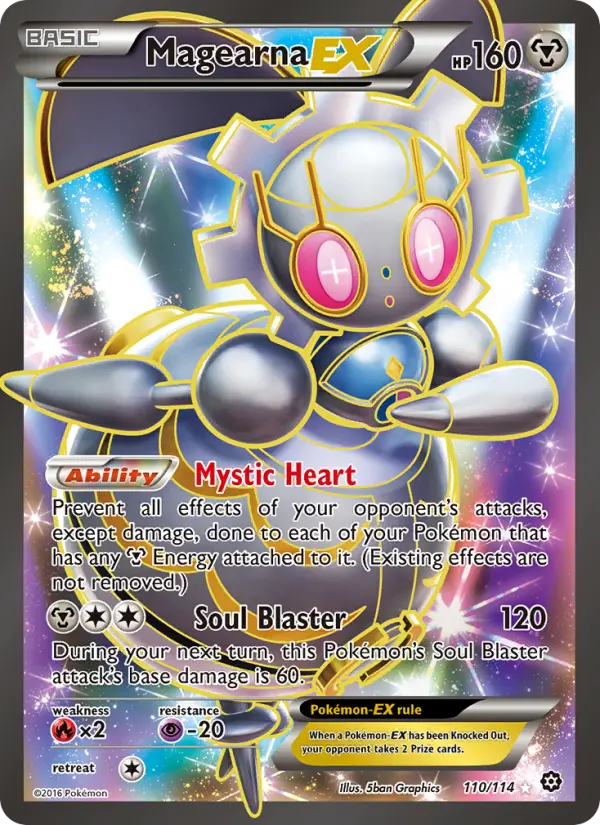 Magearna EX 110 Steam Siege Pokesingles