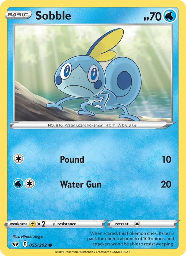 Sobble 55 Sword & Shield Pokesingles