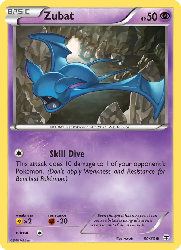 Zubat 30 Generations Pokesingles